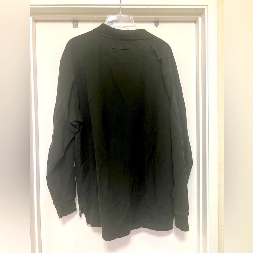 Duluth Trading Co long sleeve men’s pique polo - size L - forest green - Picture 2 of 7